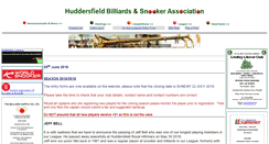 Desktop Screenshot of huddersfieldsnooker.com